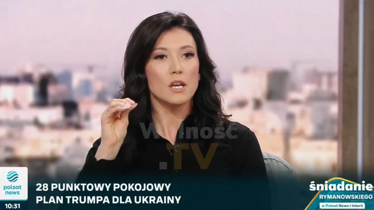 - Ma pani antyukraińskie fiksum-dyrdum i robi z ludzi wariatów! Powtarza pani rosyjskie brednie i nie myśli o Polsce! - Bardziej kochacie Ukrainę niż Polskę! Wam się marzy, by Polska przystąpiła do tej wojny! ‼️AWANTURA W STUDIU‼️ Ewa Zajączkowska vs Kowal, Michnik i Oliwiecka! Źródło: Polsat News Ewa Zajączkowska-Hernik Konfederacja