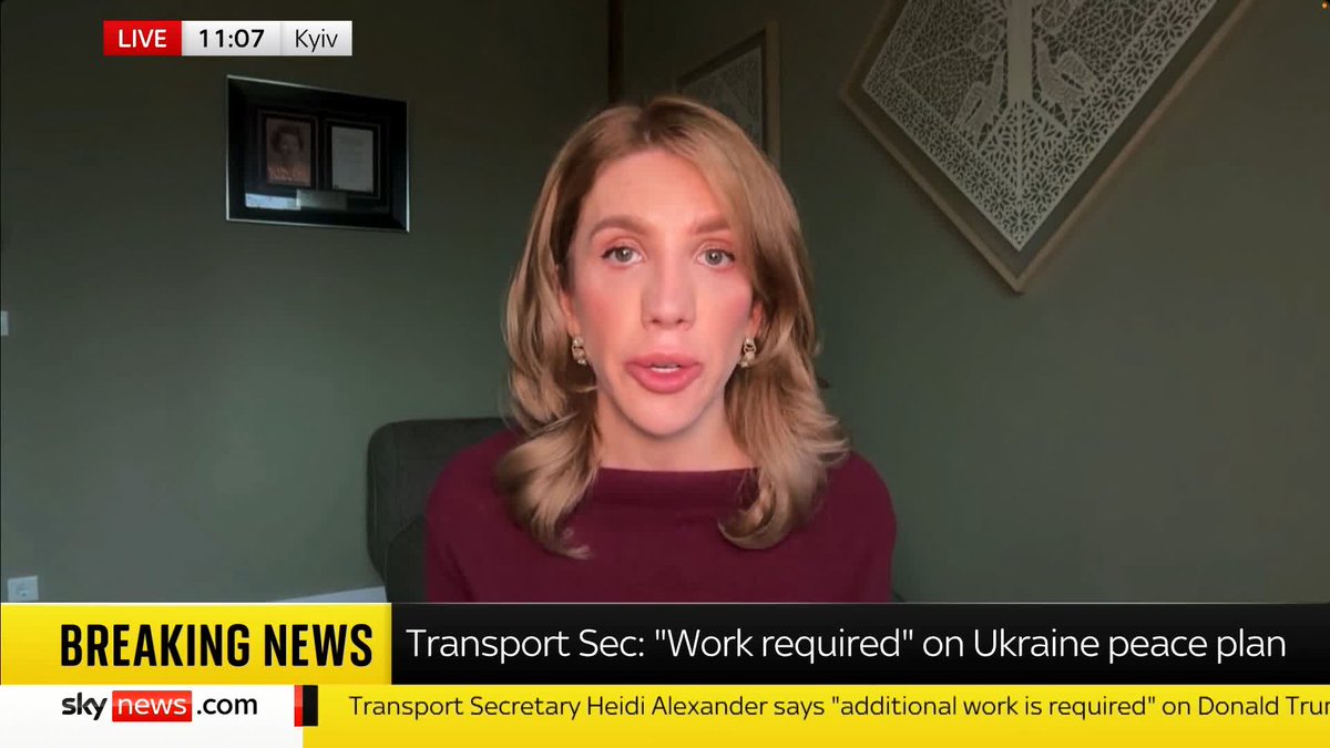 'Our people are being killed every single night, so we want the war to end, but not at any price' As diplomats meet in Geneva to discuss a Ukraine peace plan, Ukrainian MP Kira Rudik speaks to Trevor Phillips about the latest proposal. #TrevorPhillips