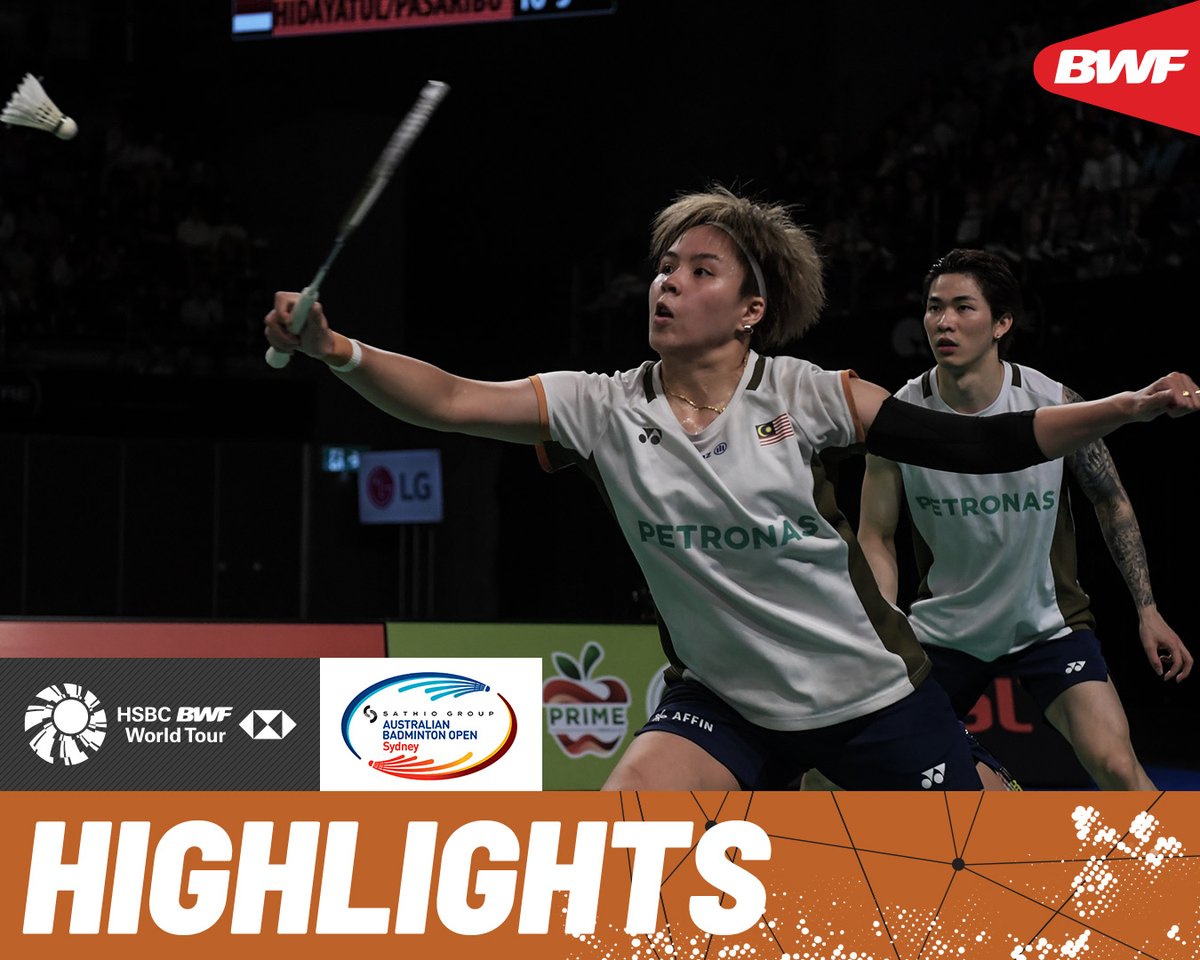 World champions Chen/Toh 🇲🇾 and Hidayatullah/Pasaribu 🇮🇩 go for gold. #BWFWorldTour #AustralianOpen2025
