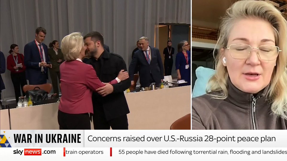 Russia will always have a desire to 'destroy Ukraine, NATO and Europe', Ukrainian opposition MP Mariia Ionova tells Matt Barbet. She says any peace deal needs a strong Ukrainian army and security guarantees. 📺 Sky 501