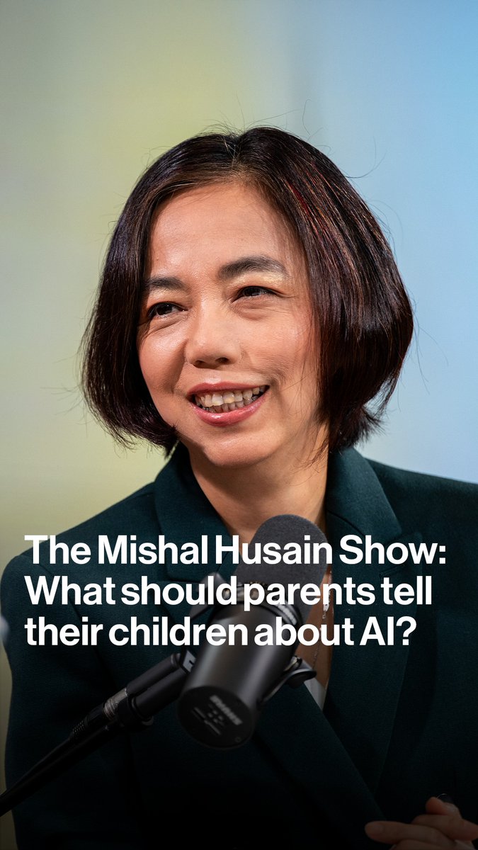 "Don't do stupid things. Don't be lazy." World Labs CEO Fei-Fei Li — often called "the godmother of AI" — tells Mishal Husain how she ensures her children use the technology ethically Subscribe to The Mishal Husain Show wherever you get your podcasts