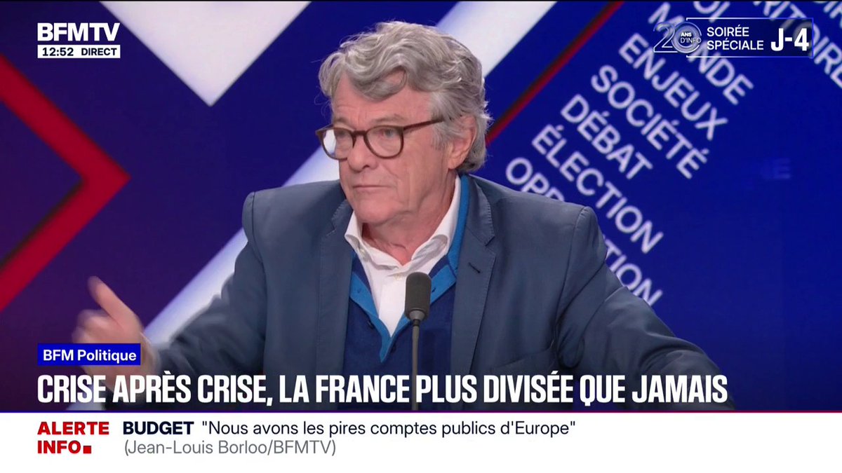 Jean-Louis Borloo: “En matière étrangère, je suis plus préoccupé par ce qu'il se passe au Sahel qu’à Kiev”