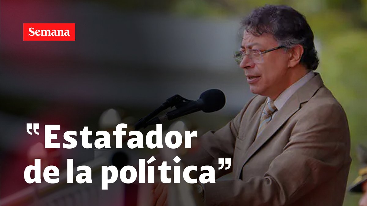 "Gustavo Petro tiene la actitud de un estafador. Es un estafador de la política": Everth Bustamante.