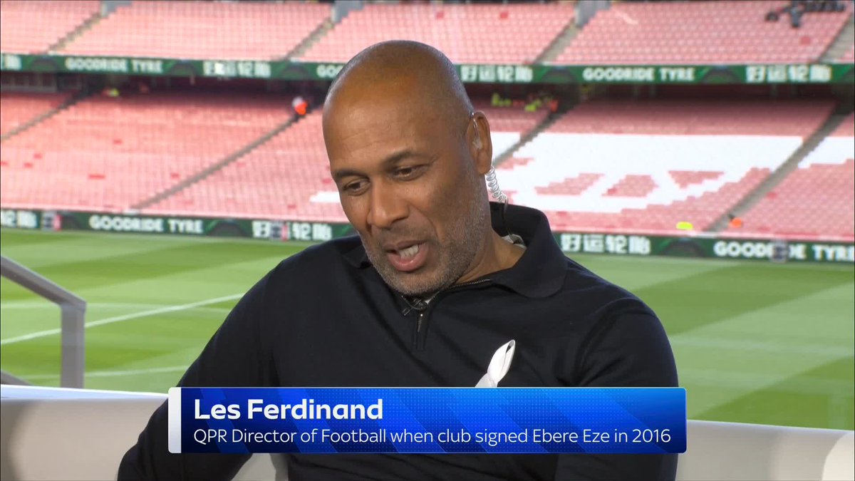 "He's playing with a handbrake on" 👀 Les Ferdinand on how Ebere Eze has progressed since joining Arsenal 🔥