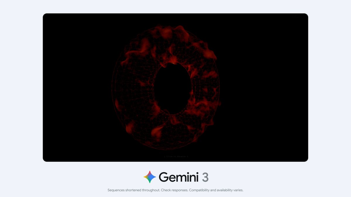 Watch Gemini 3 code a visualization of plasma flow in a tokamak and write a poem capturing the physics of fusion. ⬇️