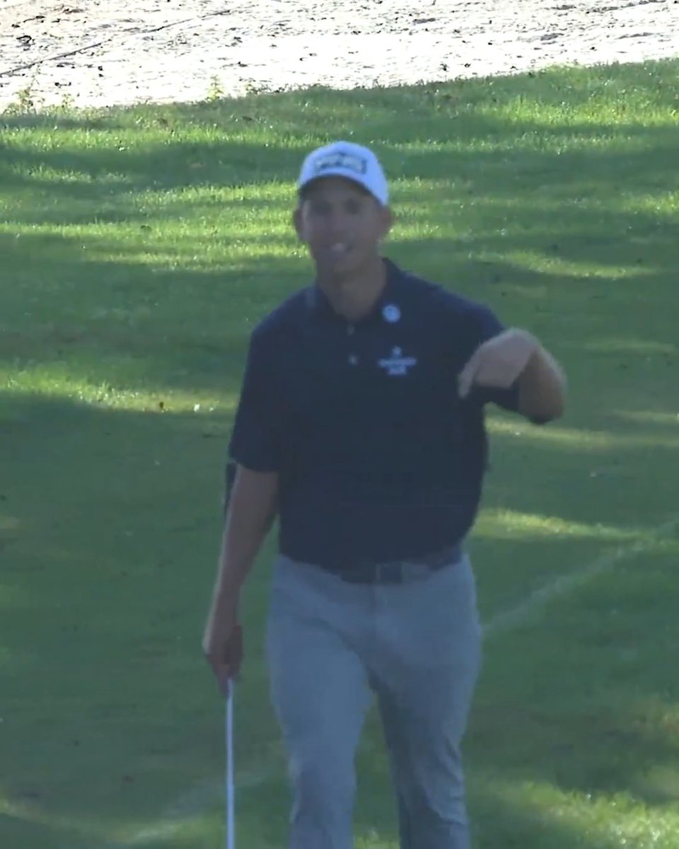 The hole-in-one he never saw! It's in from 196 yards for Sam Stevens The RSM Classic.