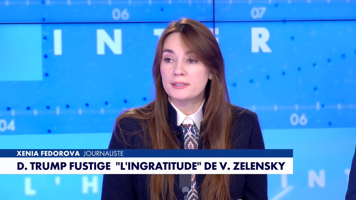 Volodymyr Zelensky : «Sa seule façon de rester au pouvoir et d’éviter la prison est de continuer la guerre», juge Xenia Fedorova, dans #LHeureInter