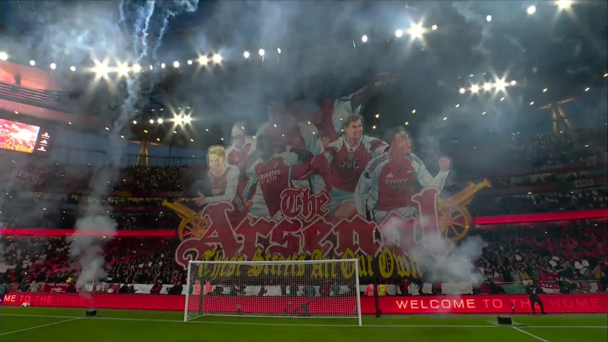 Předzápasové choreo Arsenalu! 🔴 Co na něj říkáte? 🤔