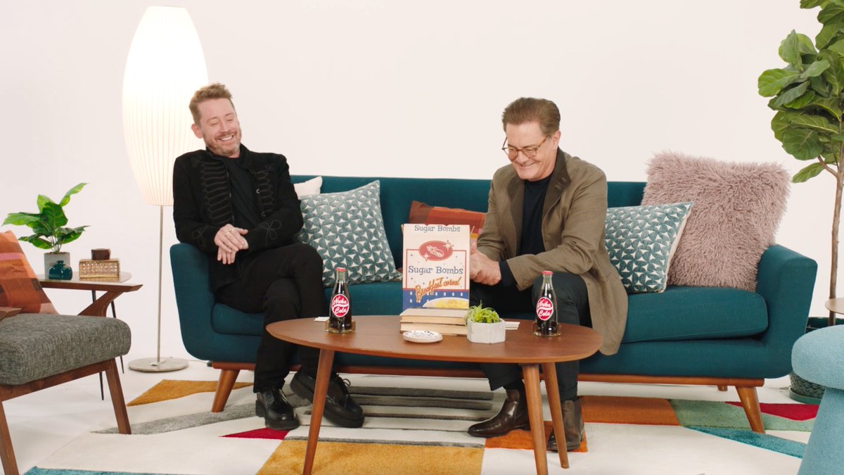 Kyle MacLachlan and Macaulay Culkin talking Fallout and starring in the show together? +10 Luck for us all.