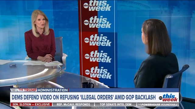 After admitting President Trump hasn't issued any illegal orders, Elissa Slotkin bizarrely brings up the Nuremberg trials and "A Few Good Men" to try and justify Democrats' insurrectionist video.