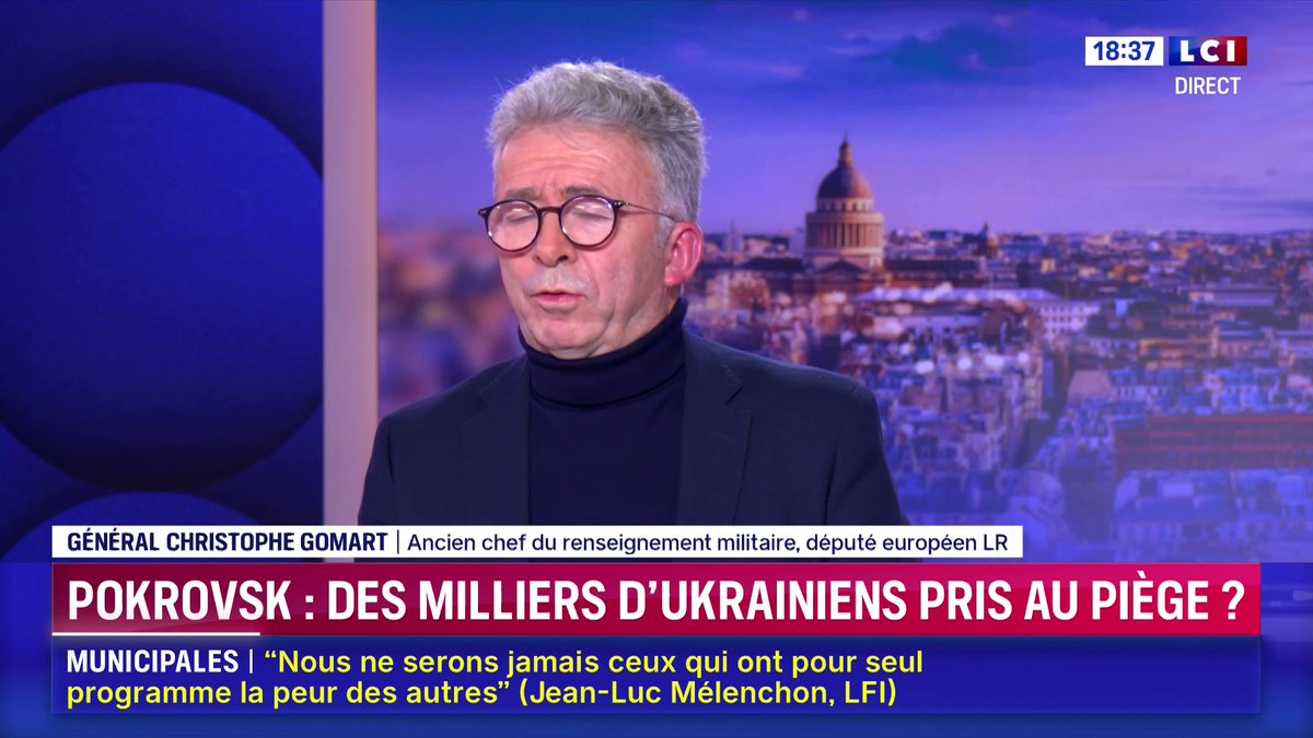 🗣️ "Le général Mandon a agi sur ordre du Président de la République. Quand Emmanuel Macron parle, personne ne le croit. Il distille la peur, et la peur ne mobilise pas." 💬 Général Christophe Gomart réagit aux propos du chef des armées, Fabien Mandon, sur le risque de "perdre nos enfants"