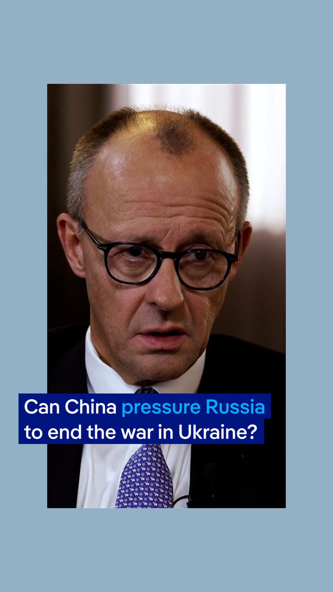 In an interview with DW, German Chancellor Friedrich Merz said that "China could play a role" and "could put some more pressure on Russia to end" Russia's war in Ukraine. Merz made the comment after speaking with Chinese Prime Minister Li Qiang. He plans to visit China next year.