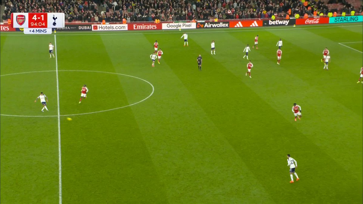 Full-Time scenes at The Emirates as Arsenal take all three points in the North London derby 🔴