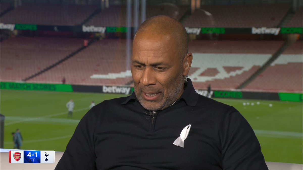 "Nothing that those players did out there felt like a North London derby to me" Les Ferdinand was not impressed with Spurs' performance against Arsenal 😳