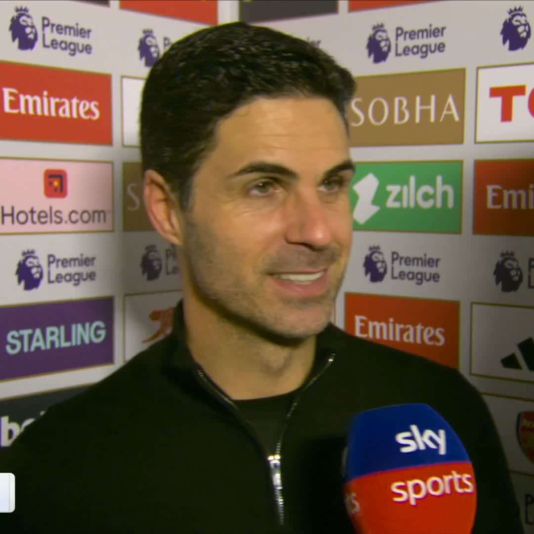 "Andrea [Berta] was excellent in delivering that" Mikel Arteta on Arsenal securing Ebere Eze's signature ✍️