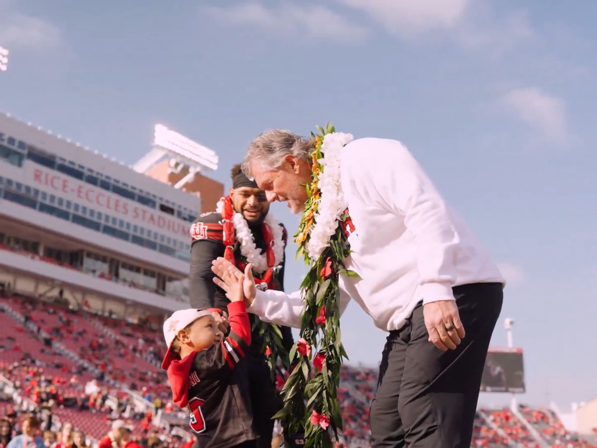 This place will always be your home! Thank you, Seniors 🙌‼️ Utah Athletics x Rice-Eccles Stadium