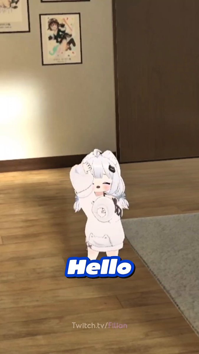 Cute chibi Filian is soo Cute 🤭 #filian #vtuber #chibi