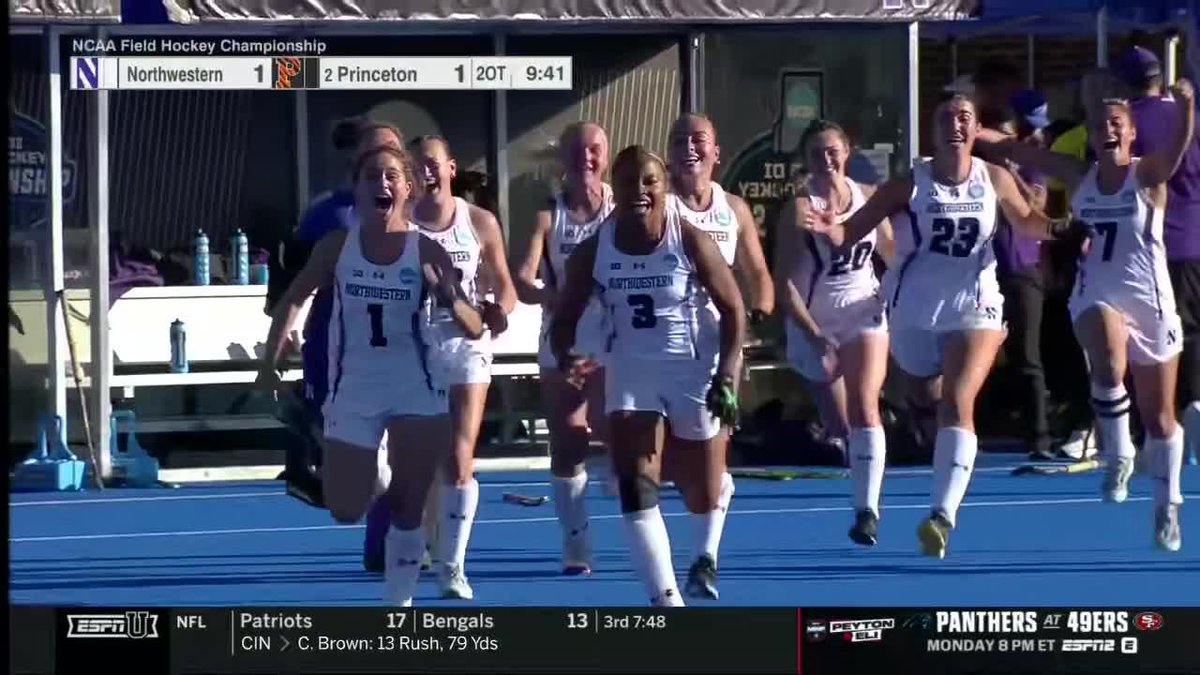 NORTHWESTERN WINS THE 2025 NCAA FIELD HOCKEY NATIONAL CHAMPIONSHIP IN DOUBLE OVERTIME 💥💥 Northwestern Field Hockey