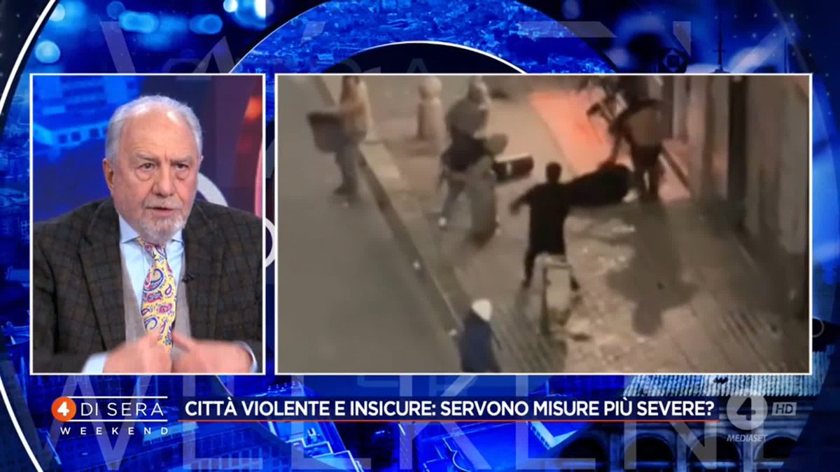 Città violente e insicure Antonio Caprarica a #4disera Weekend: "Negli ultimi 3 anni la violenza di strada è aumentata del 34%"
