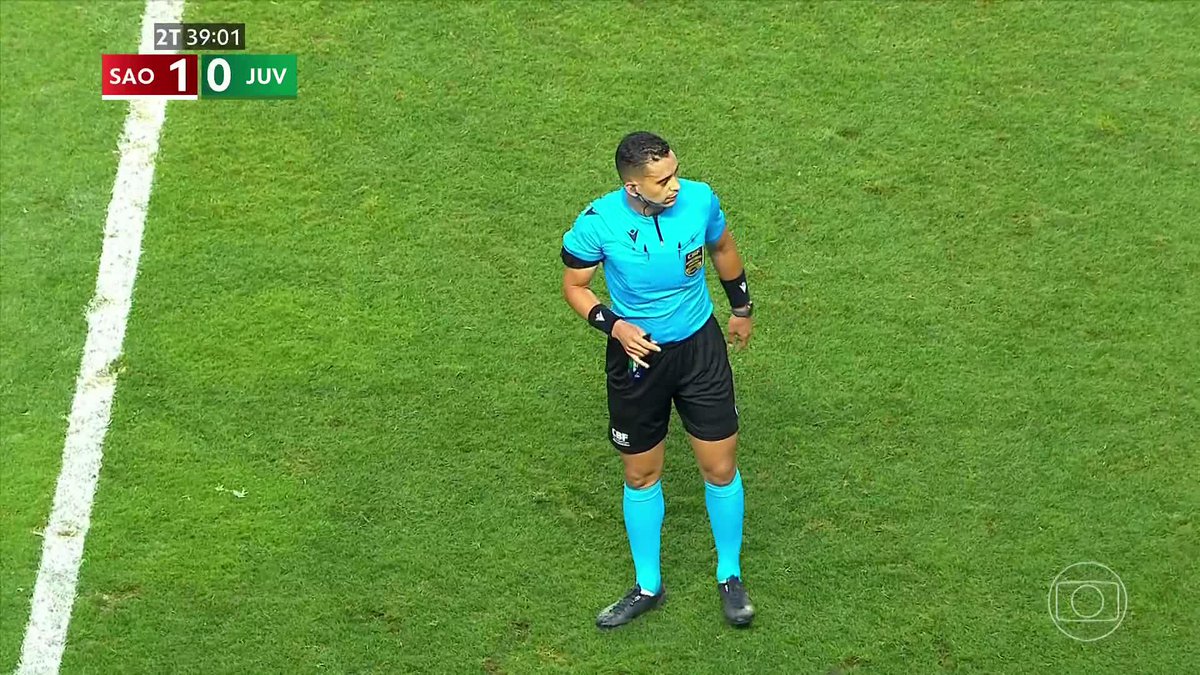 🟥 O lance da expulsão de Igor Formiga, do Juventude, contra o São Paulo. 🎥 TV Globo 📺 | ge