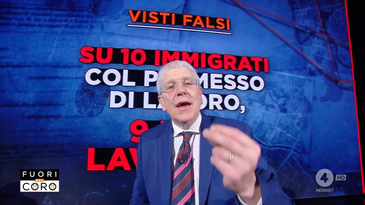 Su 10 immigrati che ottengono il nulla osta per venire in Italia per lavorare, 9 non lavorano. E qualcuno ci guadagna. Il commento di Mario Giordano e il servizio di Cristina Mastrandrea a #Fuoridalcoro