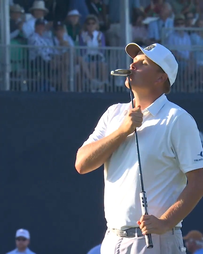 Putter kiss to seal the victory 🏆