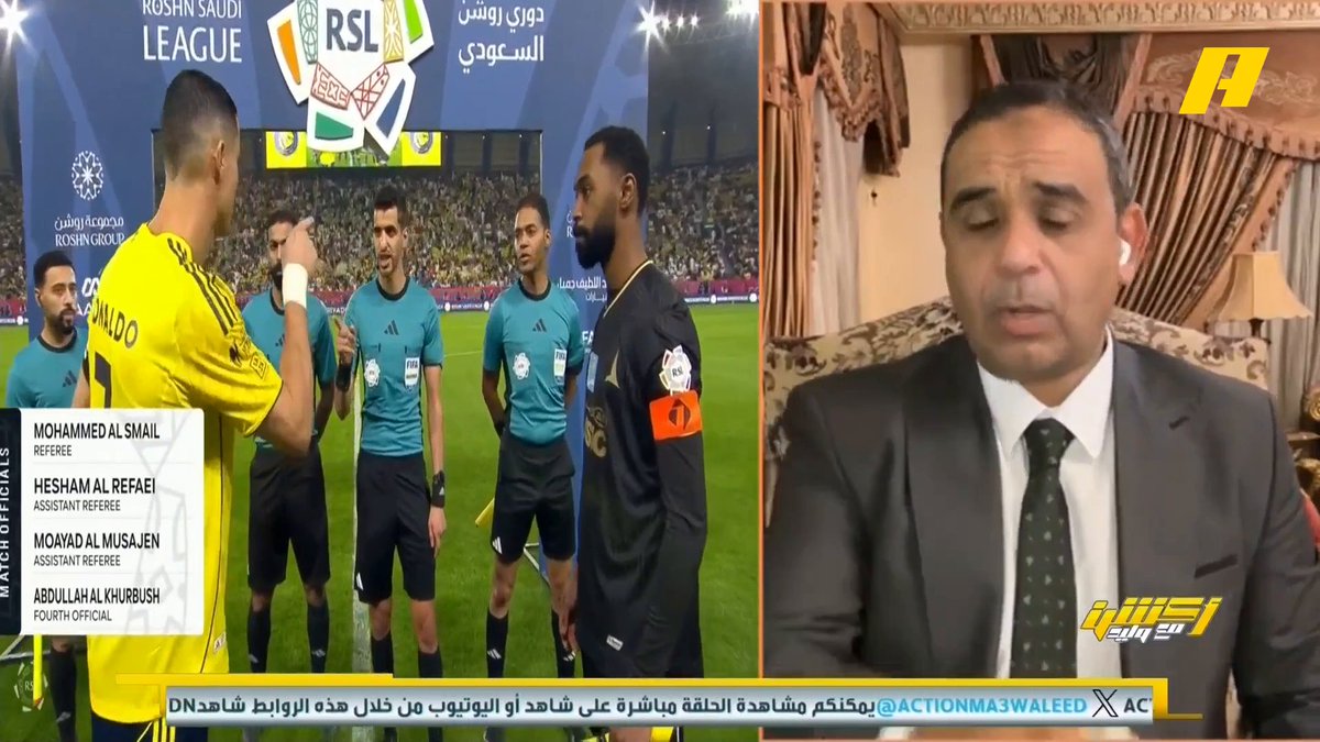 سمير عثمان: - د 12 قرار صحيح بإلغاء هدف النصر لخروج الكرة من الملعب - د 31 قرار صحيح بإلغاء هدف النصر للمسة يد - هدف النصر الثاني سليم.. محمد فودة: يوجد خطأ غير محتسب للخليج قبل الهدف - د 79 قرار صحيح بإلغاء هدف الخليج - د 89 طرد لاعب الخليج صحيح #النصر_الخليج مجاناً على شاهد برنامج #اكشن_مع_وليد يومياً الساعة 11:00 مساءً بتوقيت السعودية على #MBCAction