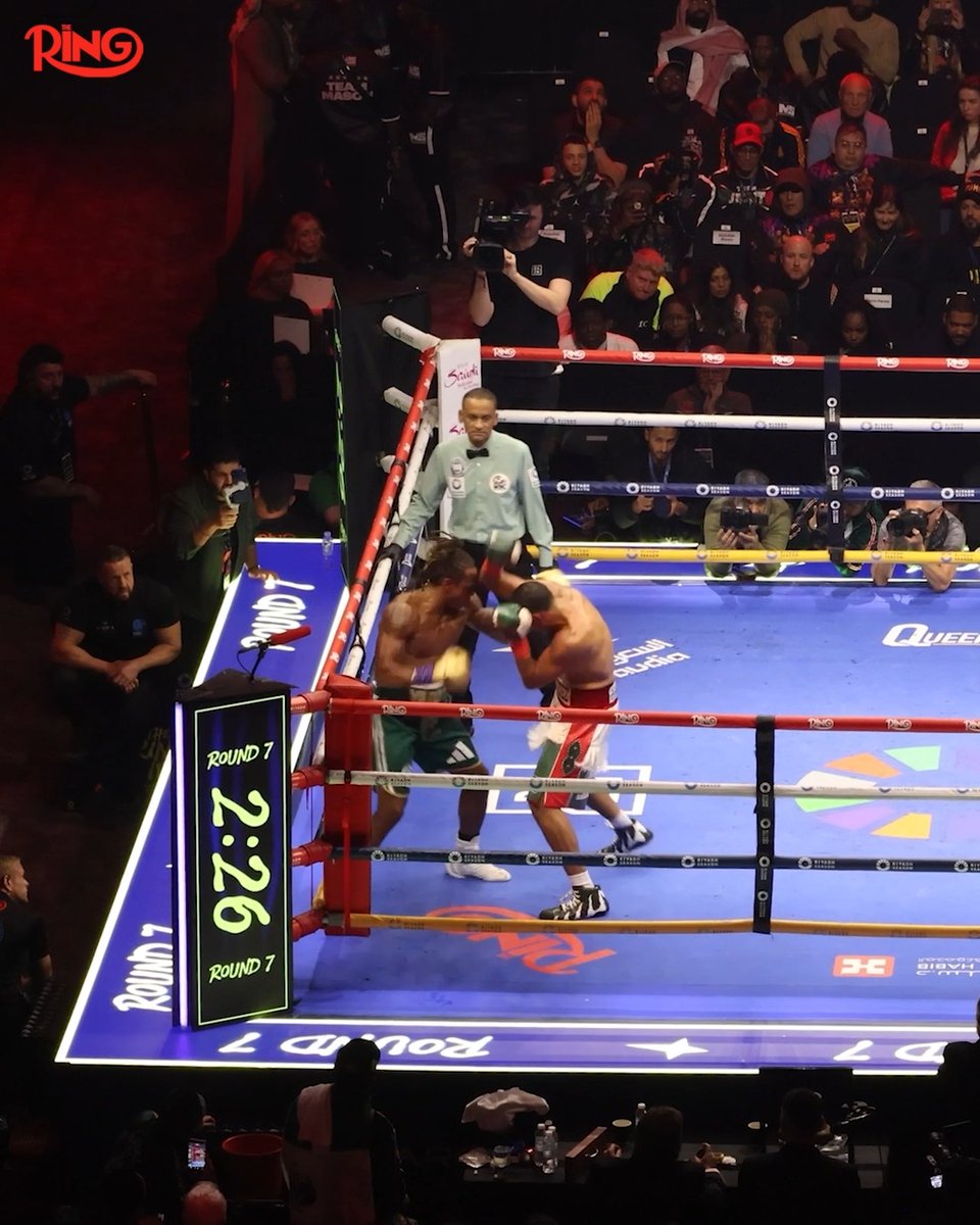 This view of David Benavidez's stoppage win over Anthony Yarde 👀 #TheRingIV on DAZN | موسم الرياض | Riyadh Season 🥊