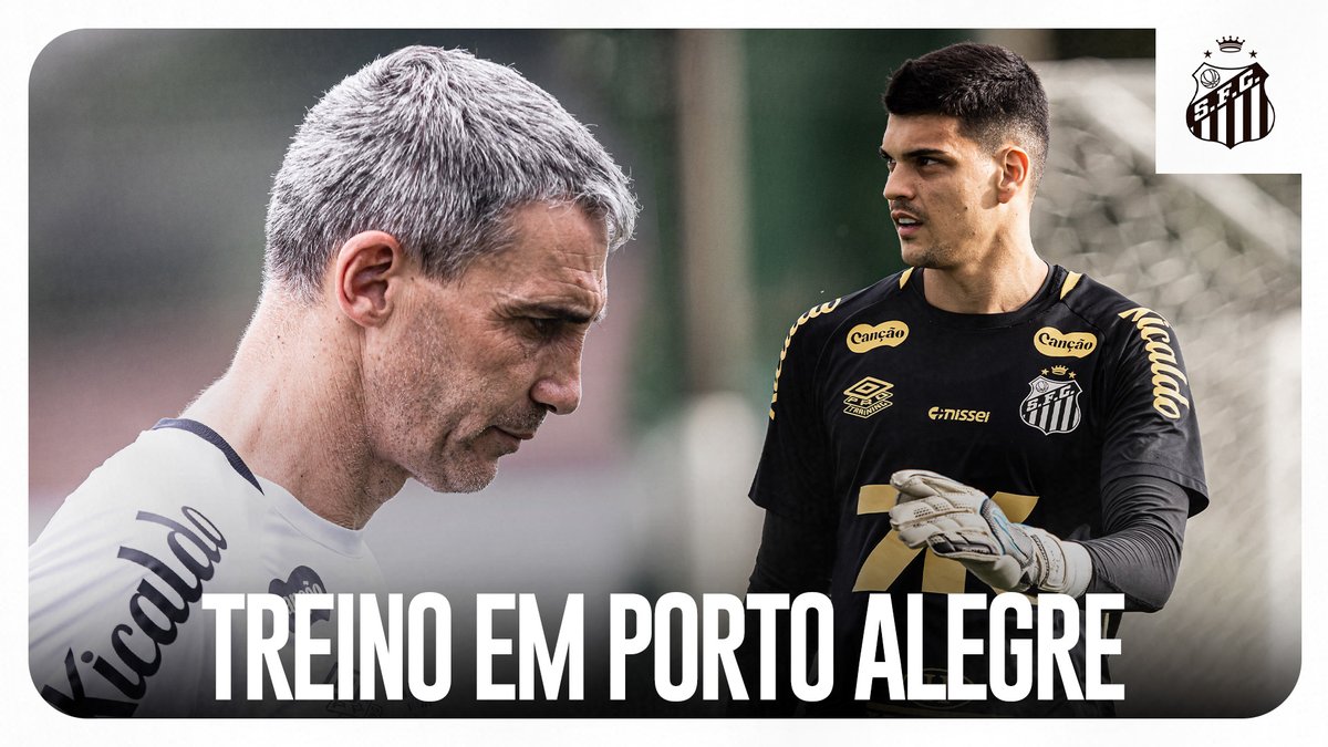 O último treino antes do #INTxSAN foi em Porto Alegre. Vai pra cima deles, Peixão! ⚪⚫