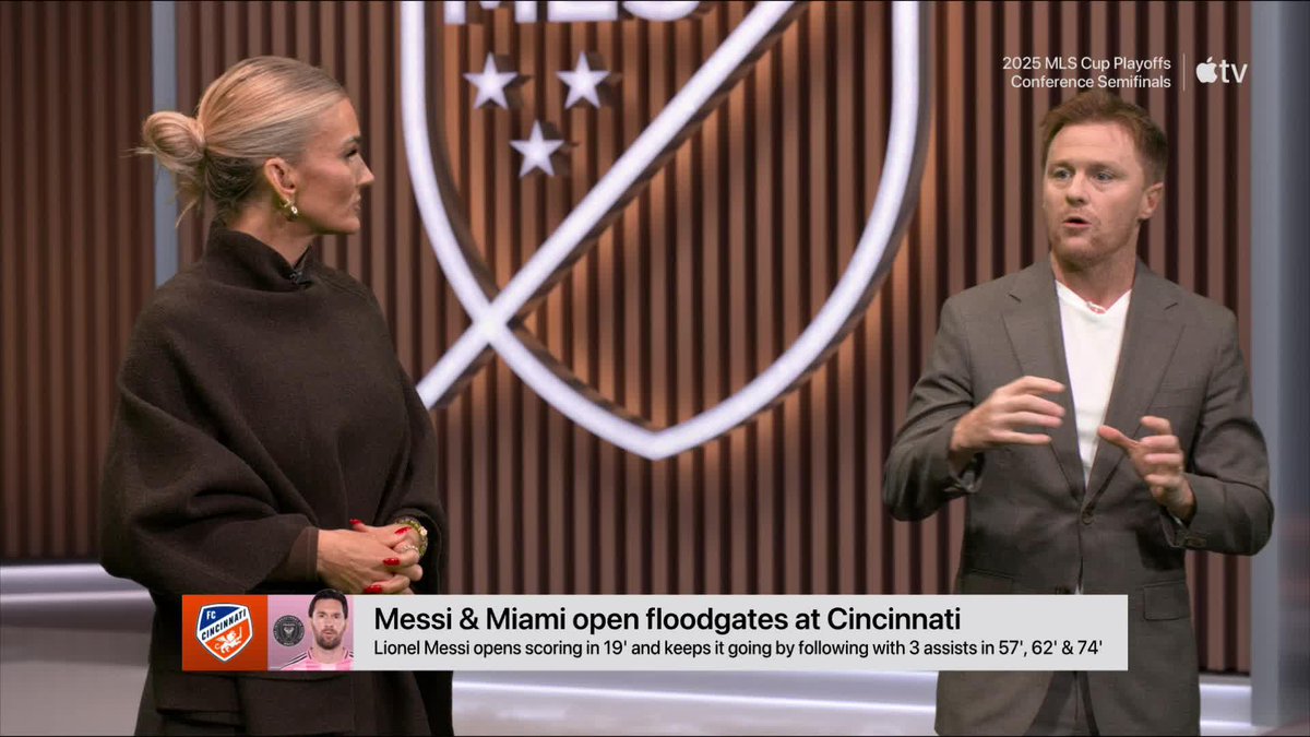 Miami is in the conference final for the first time📜 Messi &amp; Co. went off in Cincinnati, and Mascherano nailed the game plan.