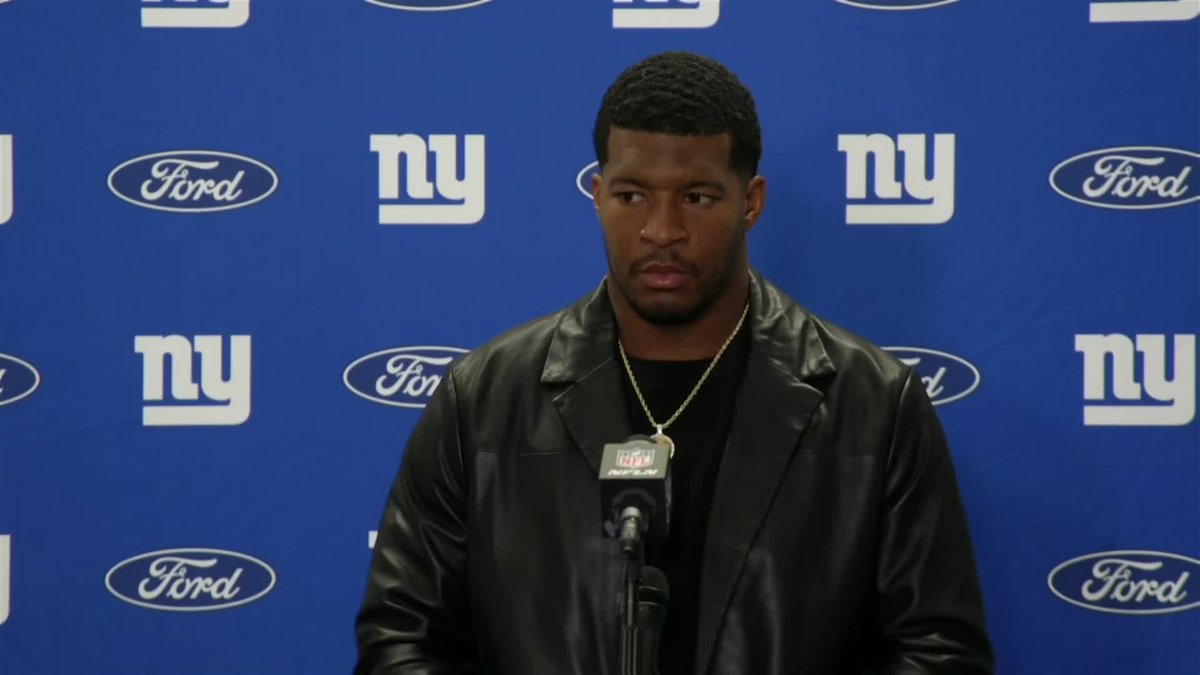 POWERFUL: #Giants quarterback Jameis Winston talks about leaning on GOD during tough losses like today’s game. “Count it all joy when you face trials of many kinds.” Winston leads the team in Bible Studies every week 🙏