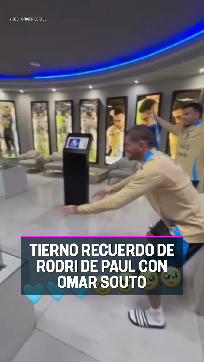 ❤️ Rodrigo De Paul recordó el tierno momento que tuvo con Omar Souto junto a Leandro Paredes y Giovani Lo Celso. QEPD 🕊️