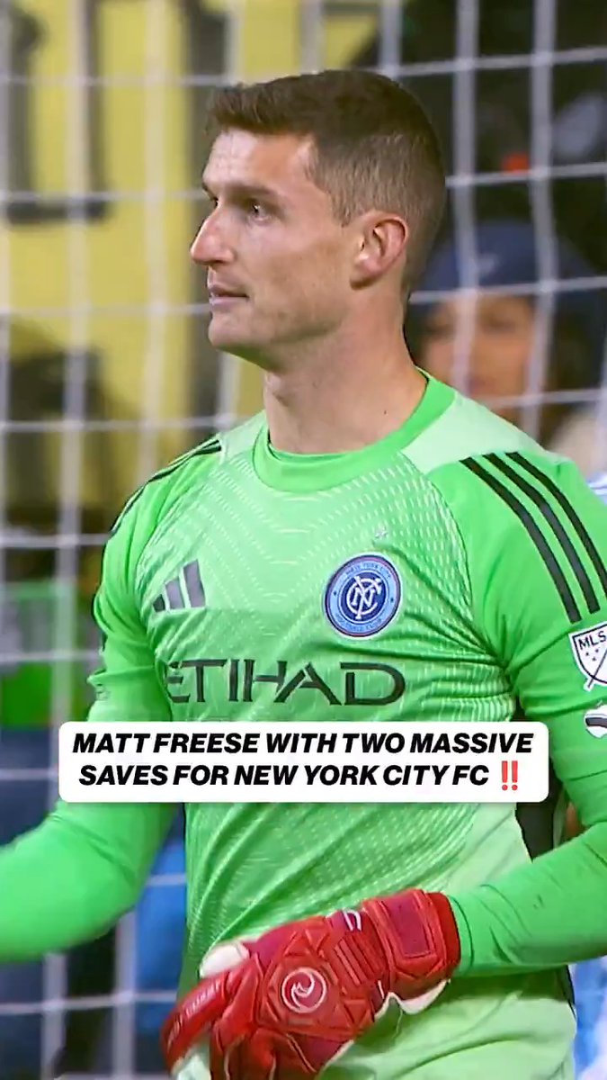 They don’t call him Matty Ice for no reason 🥶 The U.S. Soccer Men's National Team’s No. 1 goalkeeper came up big for New York City FC in the Major League Soccer cup playoffs ‼️