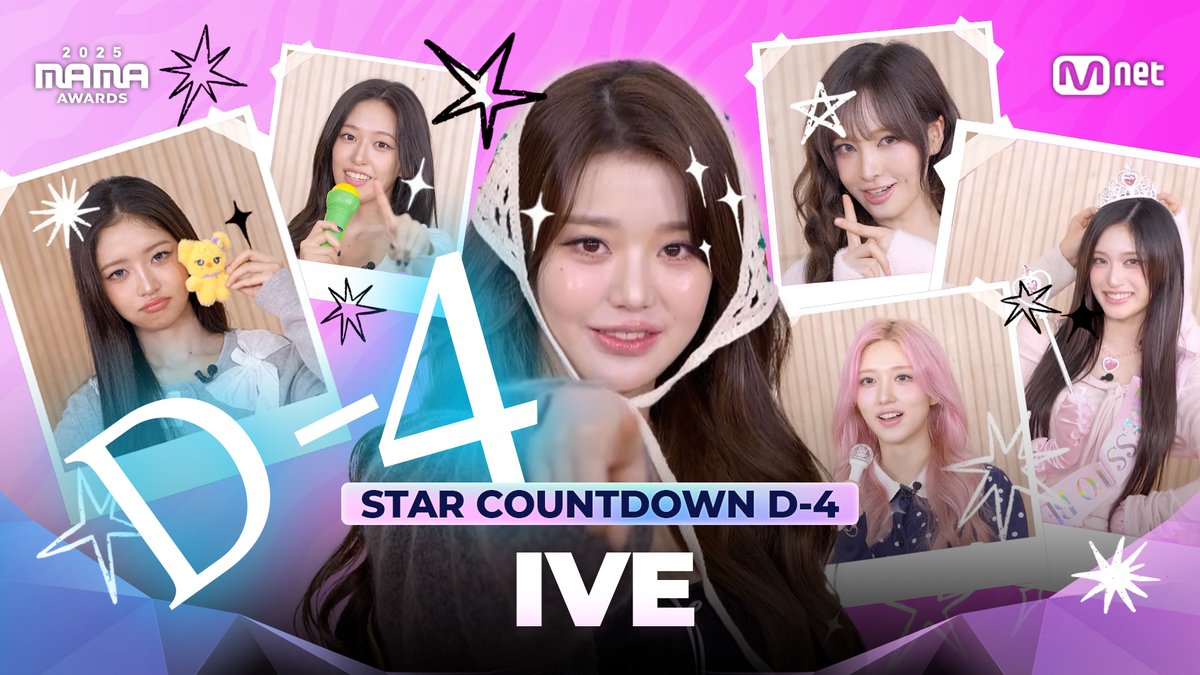 [#2025MAMA] STAR COUNTDOWN D-4 by #IVE 🔗 HEAR MY ROAR, UH-HEUNG 2025 MAMA AWARDS 2025.11.28-29 (HKT) Kai Tak Stadium (HONG KONG) &amp; Mnet Plus #MAMAAWARDS #2025MAMAAWARDS