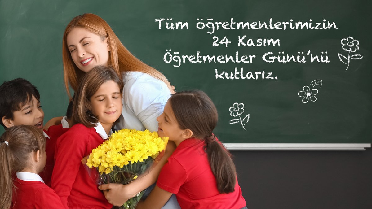 Tüm öğretmenlerimizin 24 Kasım Öğretmenler Günü'nü kutlarız. #24Kasım #ÖğretmenlerGünü