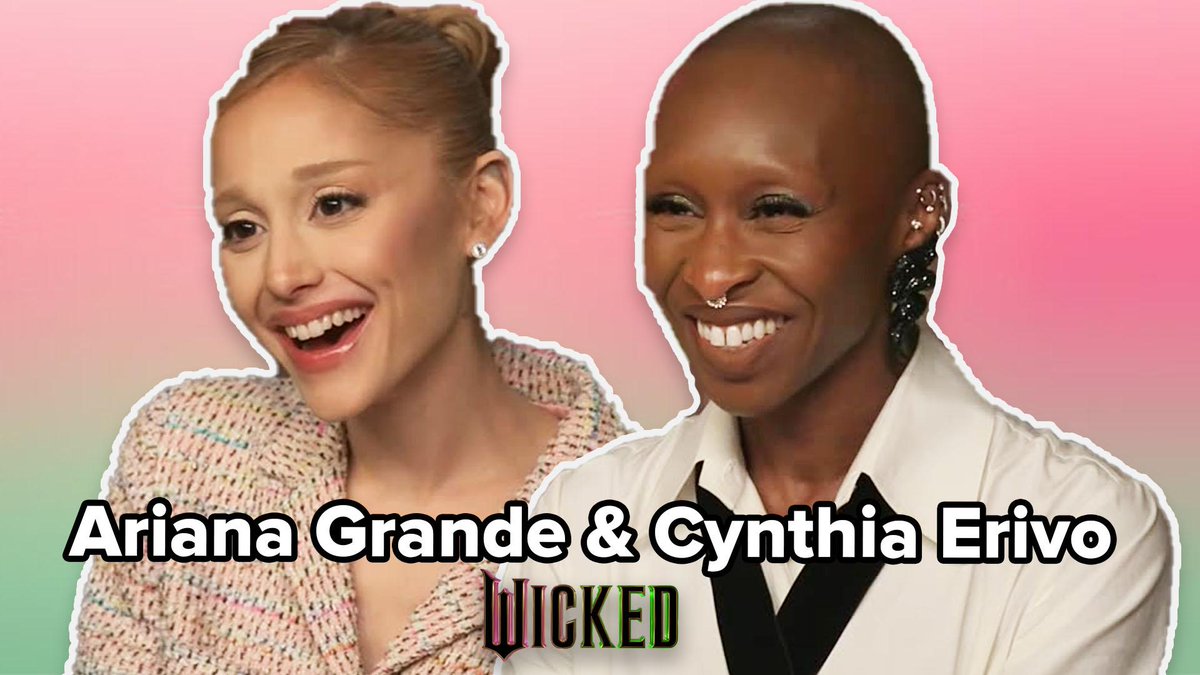 Ariana Grande &amp; Cynthia Erivo discuss crying, their favourite Easter Eggs, &amp; tease Wicked Part 2