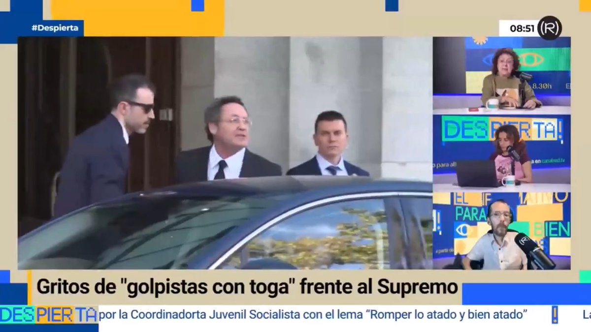 "Se había dicho que la nota de prensa no era delictiva y es la fórmula que utilizó Marchena para que la ponente admitiera a trámite" Cristina Buhigas Arizcun sobre la condena y dimisión del Fiscal General del Estado 👇🏽 📺 DESPIERTA!