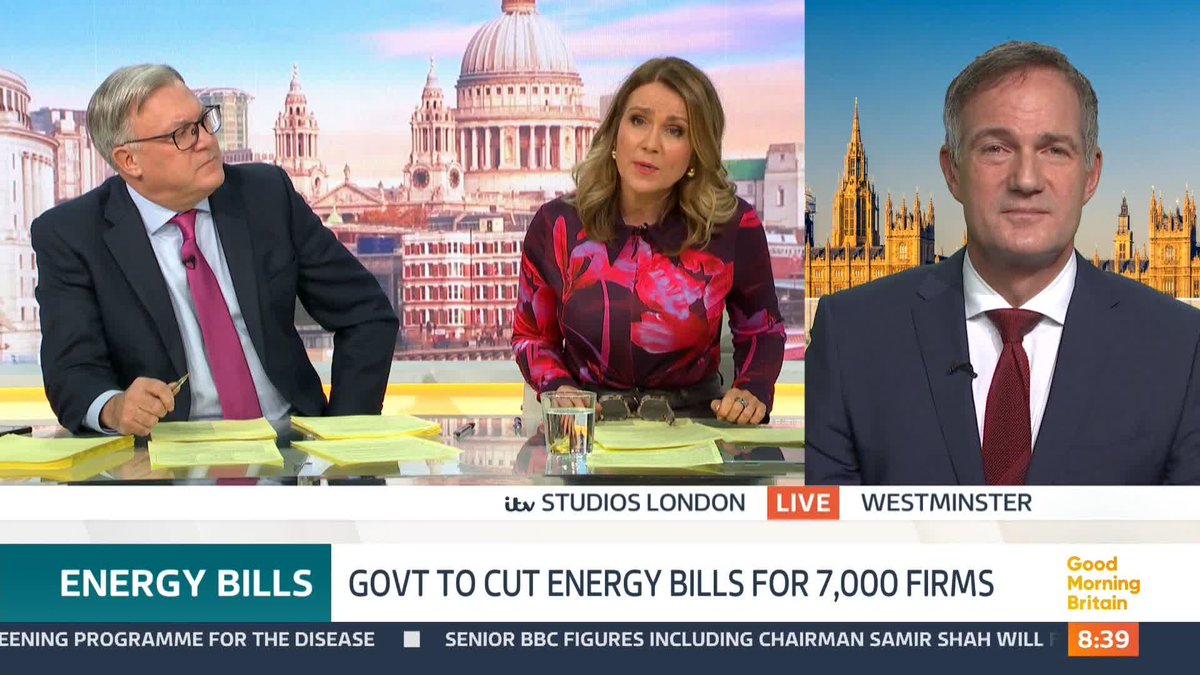 'What help are they going to get?' Susanna Reid challenges Business Secretary Peter Kyle about what the government are going to do for families across Great Britain who will face a small increase in their energy bills from January.