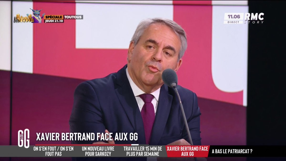 🎙️ Alain Marschall : "Vous achèterez le livre de Nicolas Sarkozy ?" 🎙️ Xavier Bertrand : "Soyons sérieux ! On vient pour parler du mien non je crois ?" #GGRMC