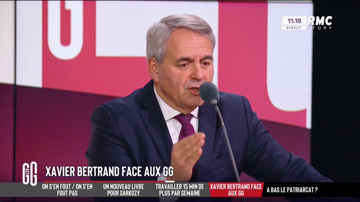 🎙️ Xavier Bertrand : "Les uns et les autres qui passent leur temps à parler de la primaire, moi pendant ce temps, je parle aux Français." #GGRMC