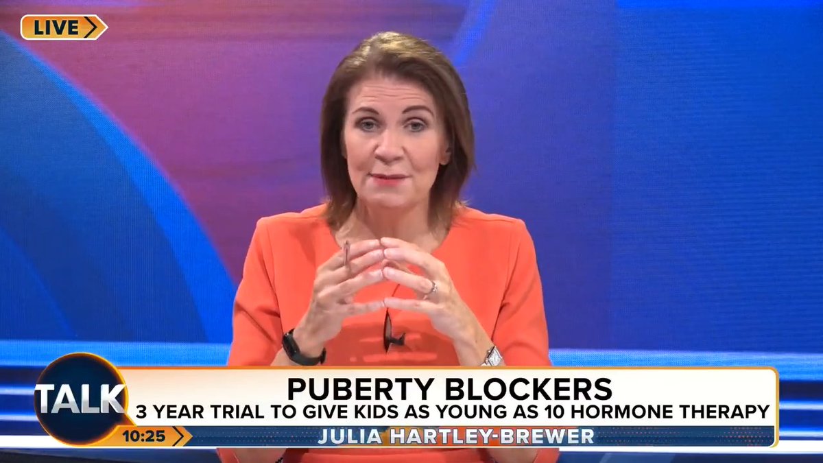 🚨 "Wes Streeting, if you allow this to go ahead, I think you should be prosecuted. I really do." More than 200 children – some as young as 10 – will take part in an NHS trial for puberty blockers. Julia Hartley-Brewer