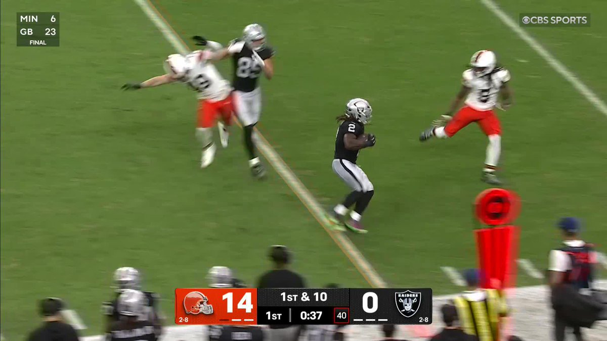 Ashton Jeanty reminding me why I put a pre-draft Hall of Fame grade on him.