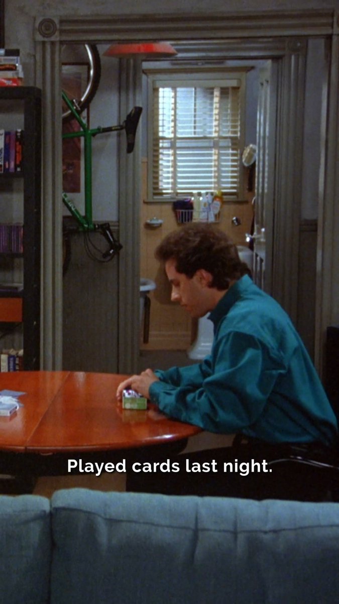 $20 bucks says he's not getting that back. Stream on Netflix or check your local listings. #Seinfeld #Future #Luck