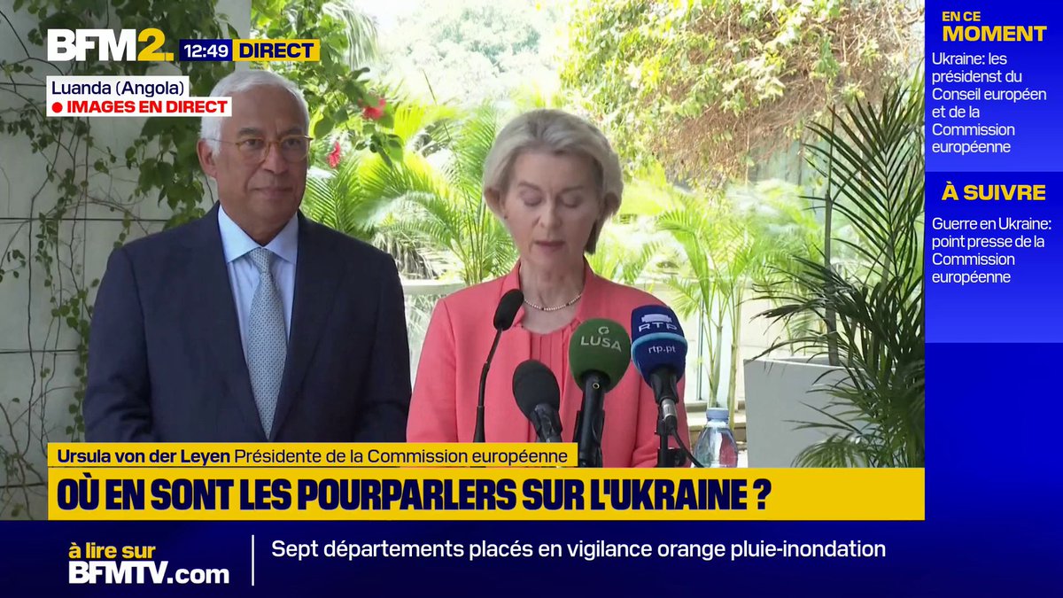 🔴 Avrupa Komisyon Başkanı Ursula von der Leyen: "Ukrayna'nın egemenliğine ve topraklarına saygı gösterilmelidir"