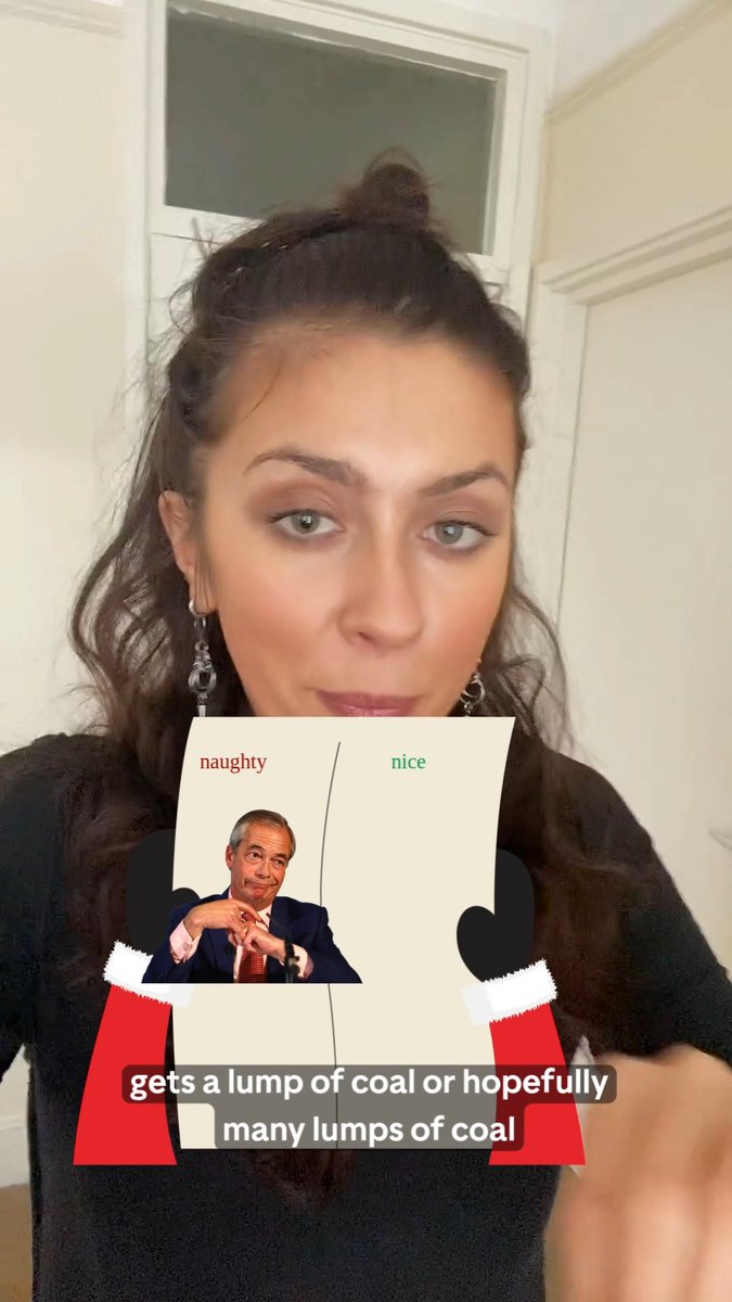 Farage is officially on the Naughty List 🎅 We're delivering a massive sack of coal straight to his front door this Christmas. But we need your help. £5 donation = 1 lump of coal in the sack 👇