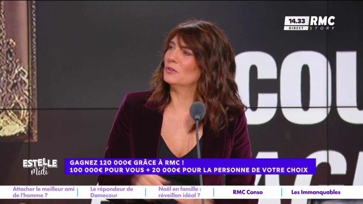 🎊 🎉 ÉNORME ! 💶 Laurent est le grand gagnant du super jeu RMC et remporte 100 000€ !!!!! Et cerise sur le gâteau, sa femme Murielle remporte 20 000€ ! 🥳 🎅 De quoi passer de bonnes fêtes ! #EstelleMidi