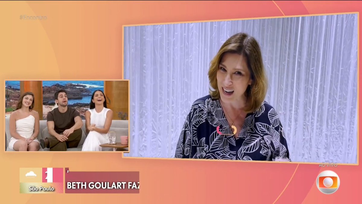 MÃE 💖 Beth Goulart mandou um recadinho pra lá de especial pra JADE PICON 🌪️, Daniel Rangel e Debora Ozório, seus parceiros de elenco de #TudoPorUmaSegundaChance 💌 #NovelinhaDaGlô #Encontro