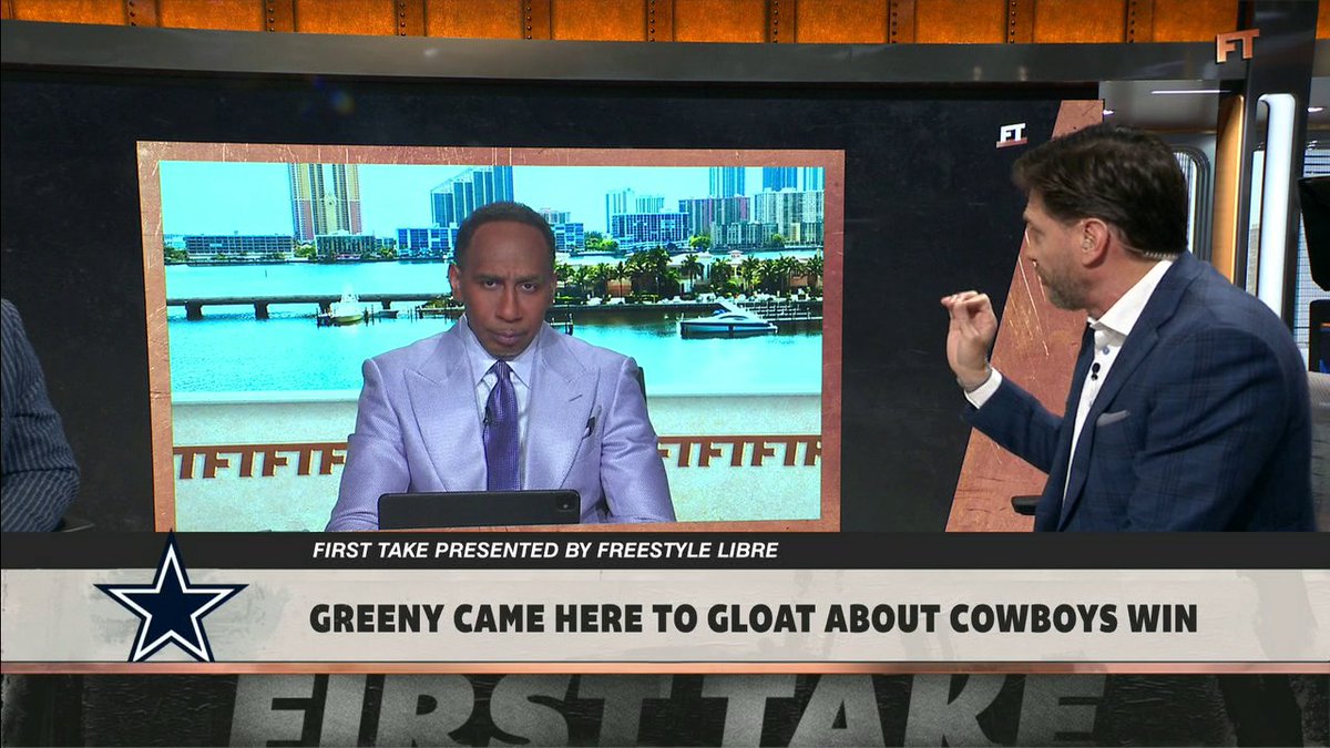 .Mike Greenberg had to make sure Stephen A Smith knew he was right about the Cowboys 😂