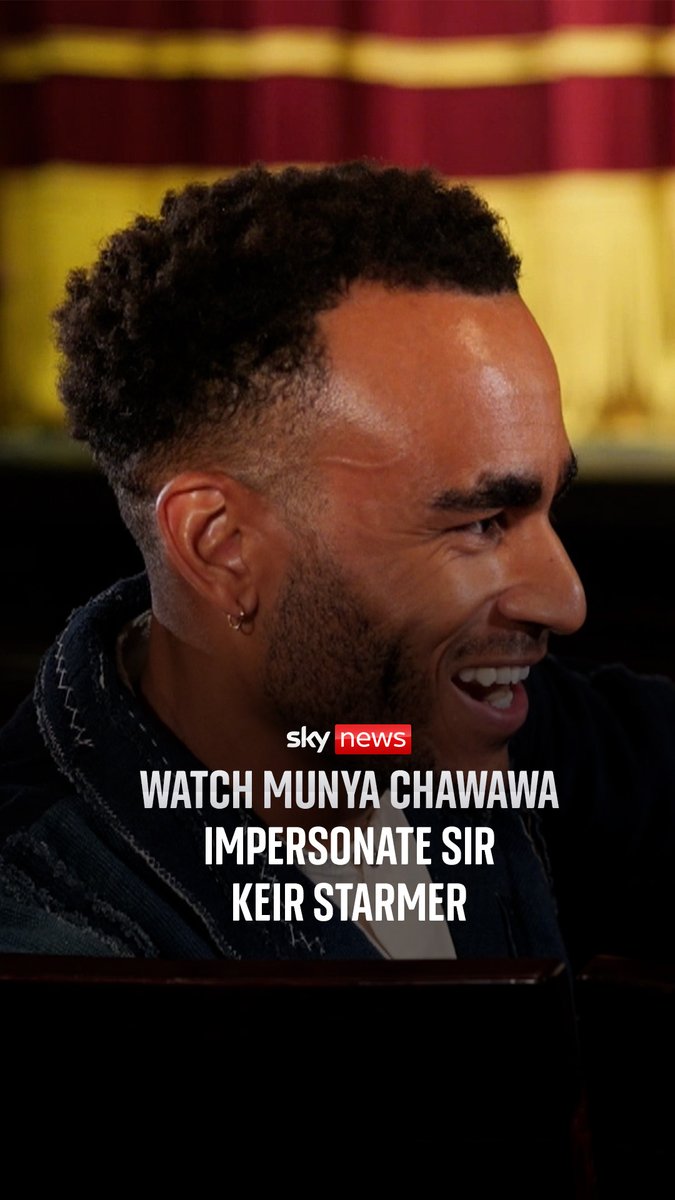 Comedian Munya Chawawa impersonates Sir Keir Starmer and Sky's Wilfred Frost. ⬇️