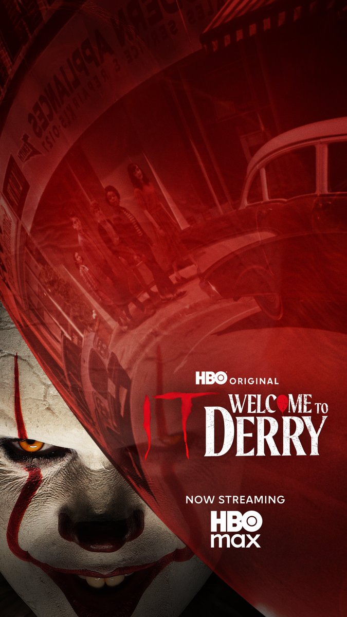 IT’s here. #ITWelcomeToDerry Episode 5 now streaming on HBO Max.